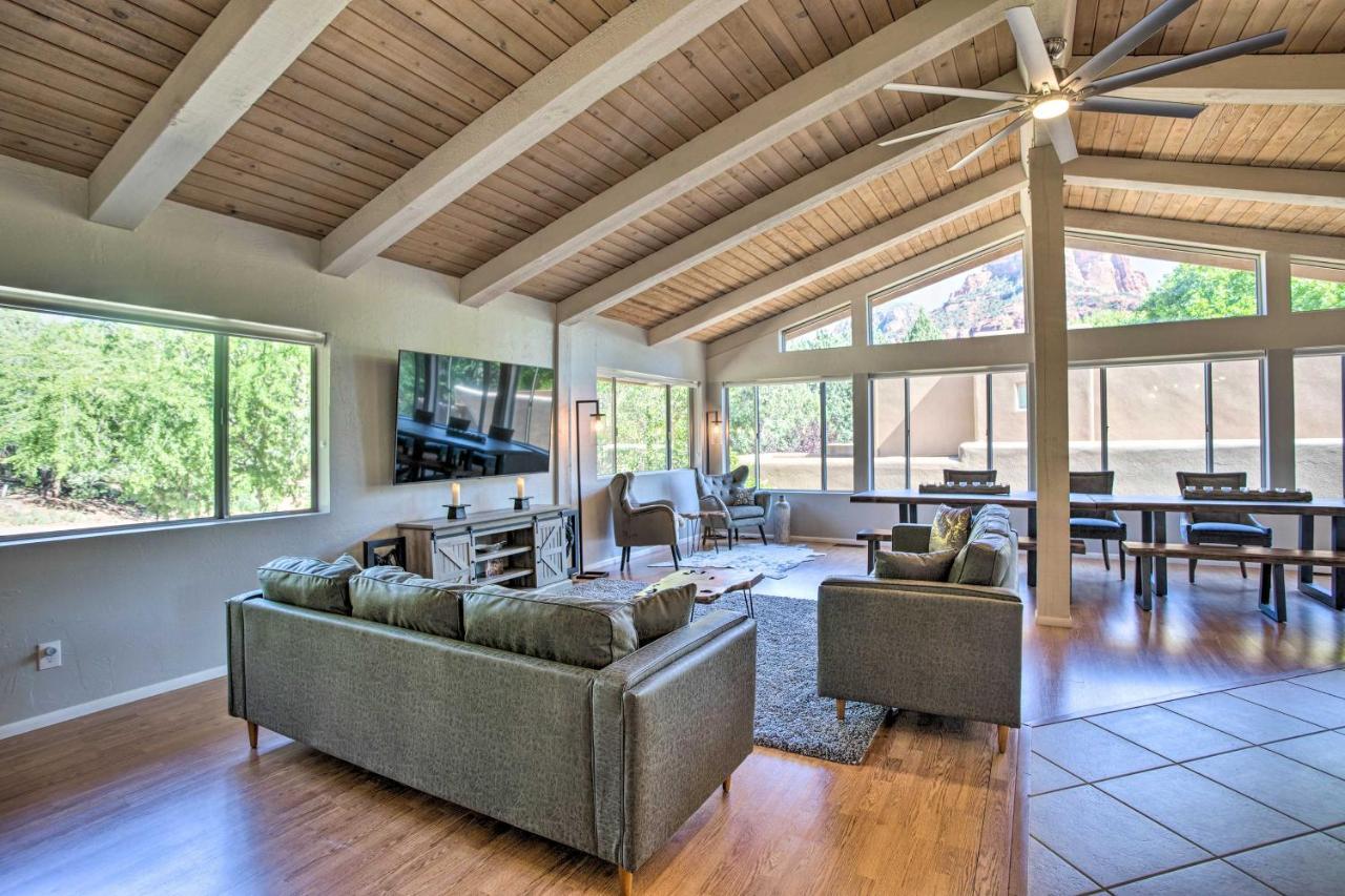 Sedona Hideaway With Swim Spa And Private Tavern! 외부 사진
